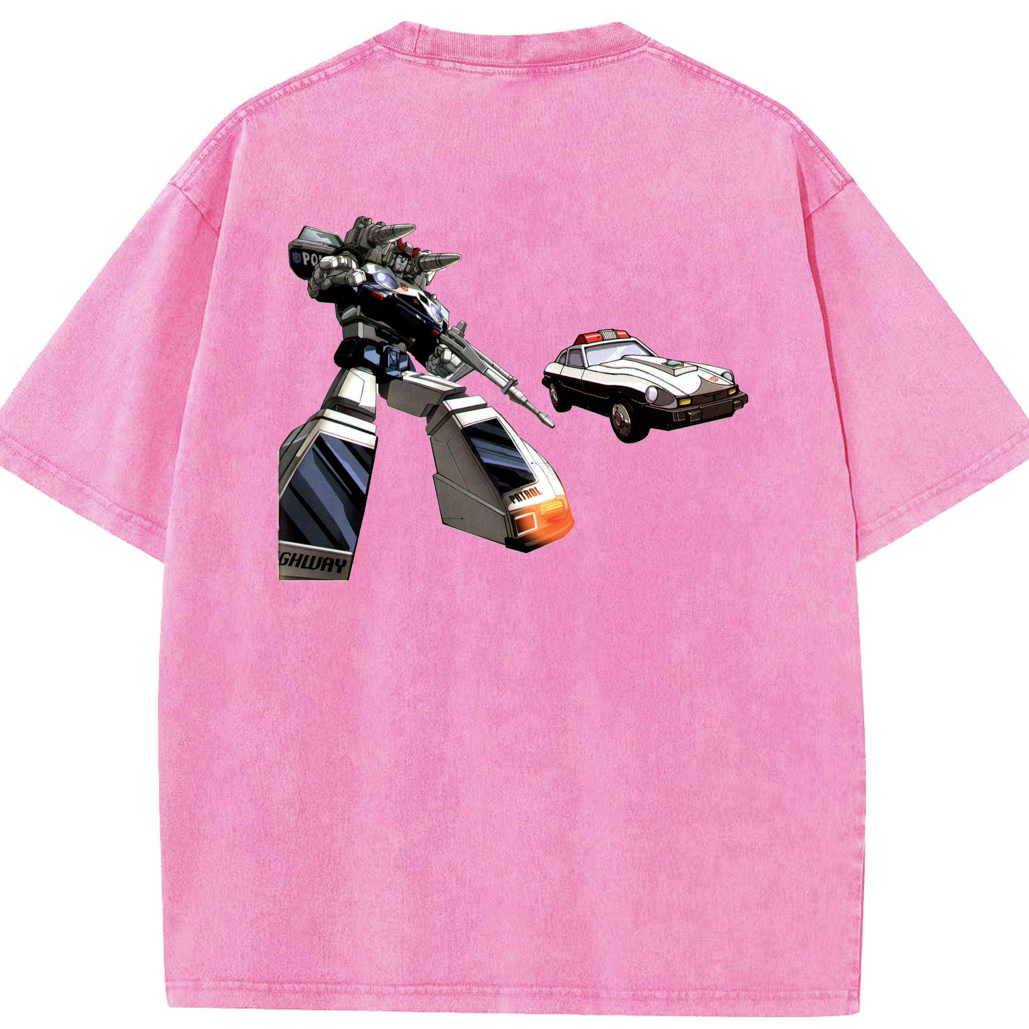 （画像用）  綿100% ヴィンテージ風 半袖Tシャツ（背面プリント）